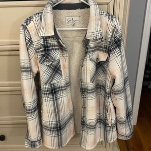 Plaid Sherpa Shacket!